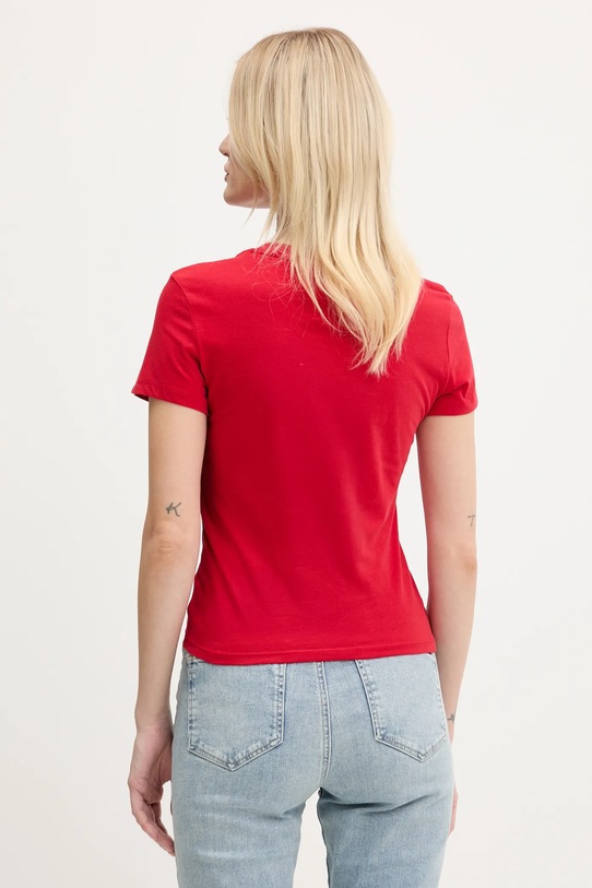 

Хлопковая футболка Tommy Jeans, красный