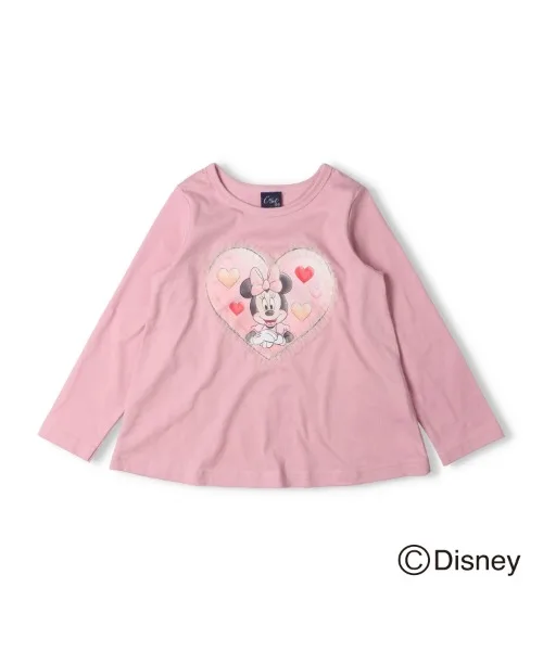 Детская футболка Disney Minnie Mouse с кружевными фрилами розовая — фото 2