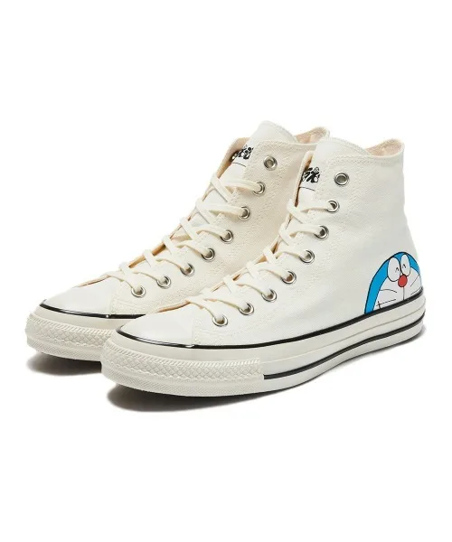 Унисекс высокие кеды с принтом Doraemon CONVERSE ALL STAR AGED FP HI белые
