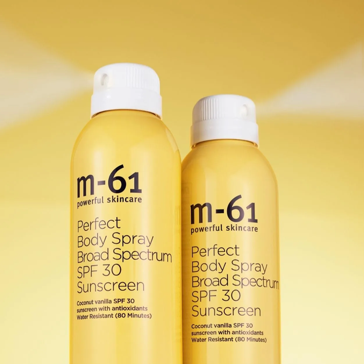 M-61 солнцезащитный спрей SPF 30 - легкий прозрачный туман, без белых разводов, водостойкий (80 минут), с витамином E и алоэ, 177 мл, Clear — фото 4