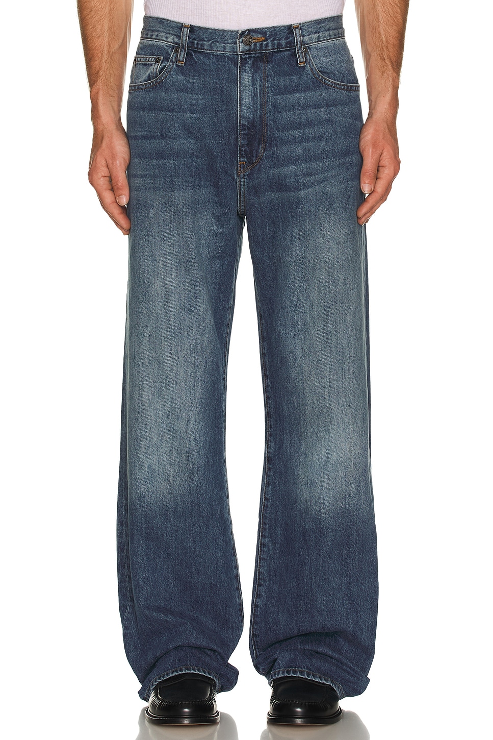

Широкие джинсы Poe SIMKHAI, цвет Vintage Wash