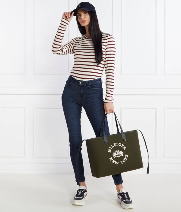 Блуза Slim fit Tommy Hilfiger, красный — фото 2