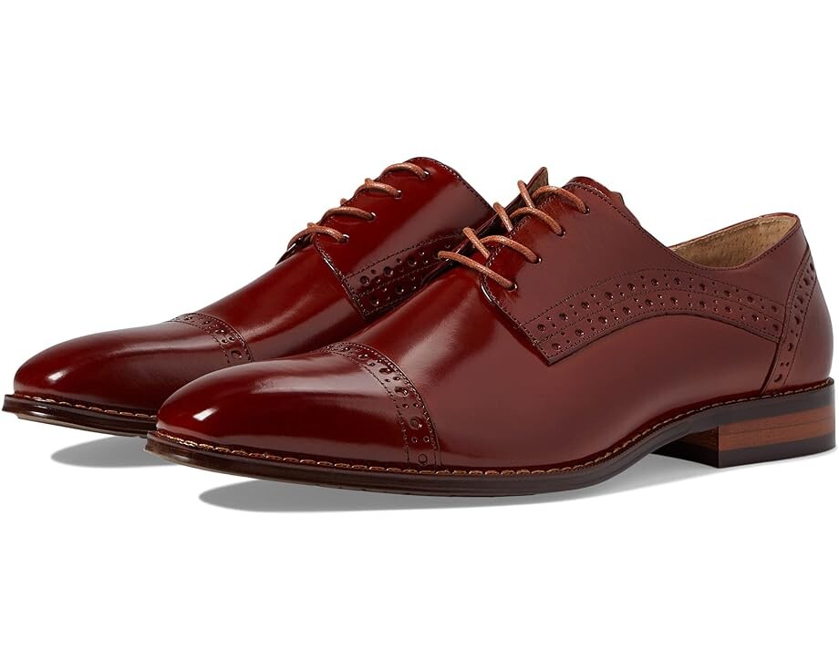 

Оксфорды Stacy Adams Garrett Cap Toe Oxford, цвет Cognac
