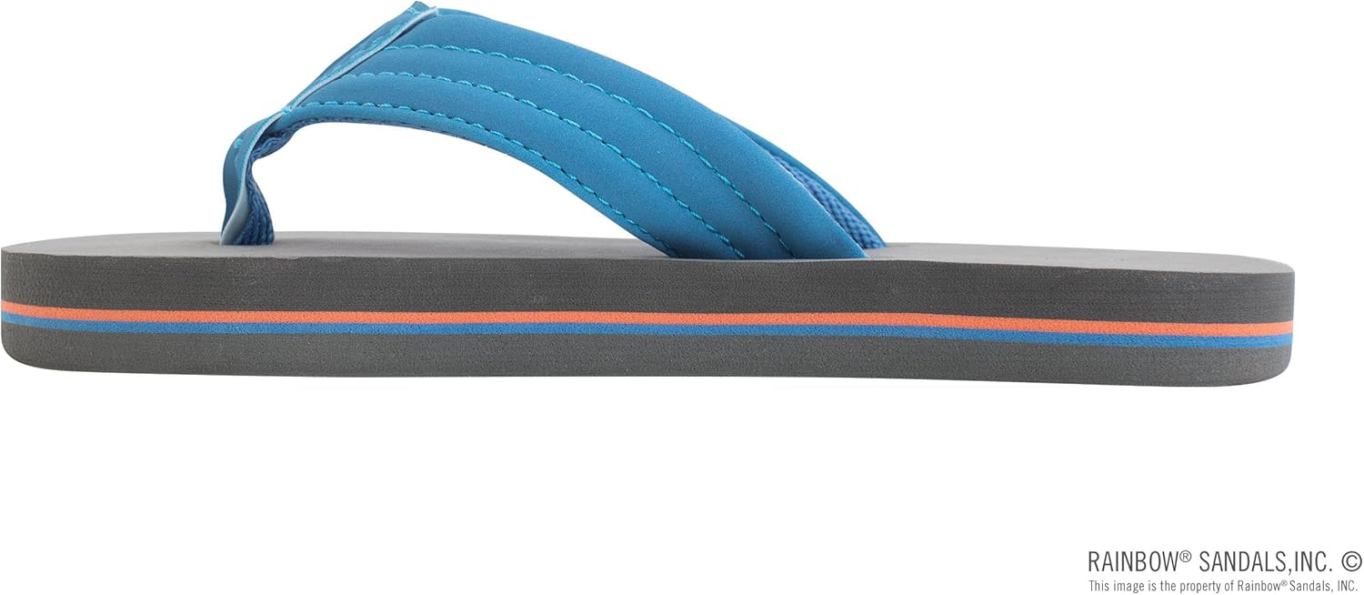 Детские сандалии Rainbow Sandals Grombow с мягкой резиновой подошвой, неопрена ремешком и задним ремешком, синий — фото 2