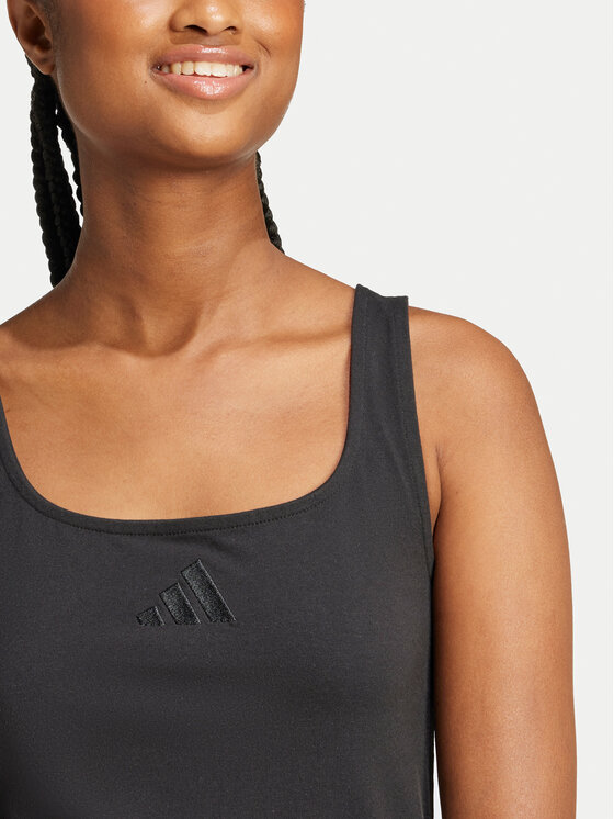 Топ облегающего кроя All SZN Luxe JJ2336 Adidas, черный — фото 4
