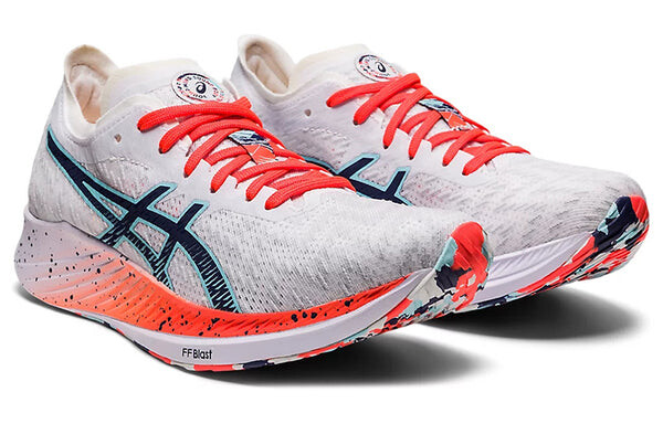 Кроссовки магическая скорость Asics, белый — фото 3