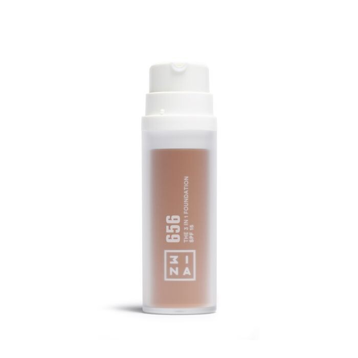 

Тональная основа The 3 in 1 Foundation Base de Maquillaje 3Ina, 656 Dark Gold