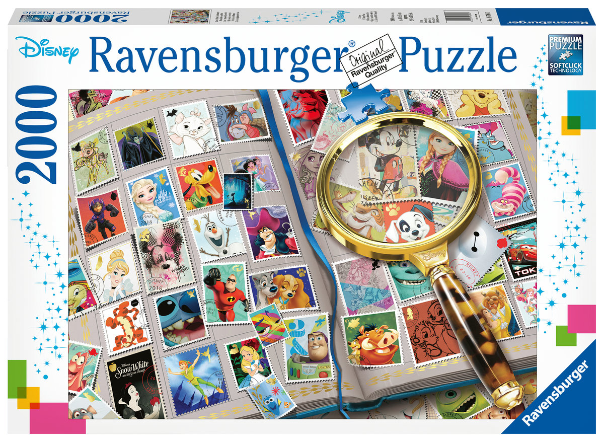 

Ravensburger, пазл, Disney, Коллекция почтовых марок, 2000 шт.