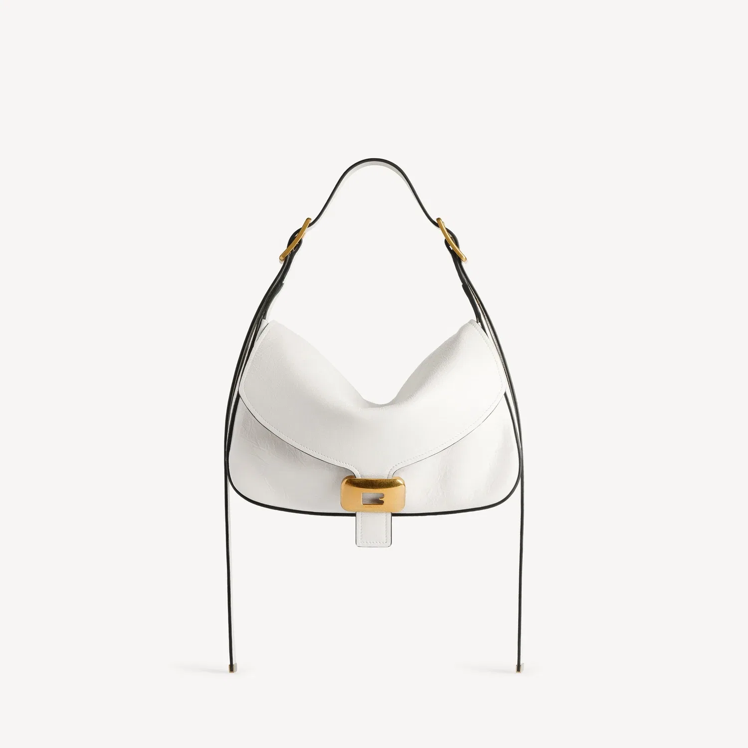 Женская сумка на плечо Clicca Medium цвета «Белый снег» BALENCIAGA