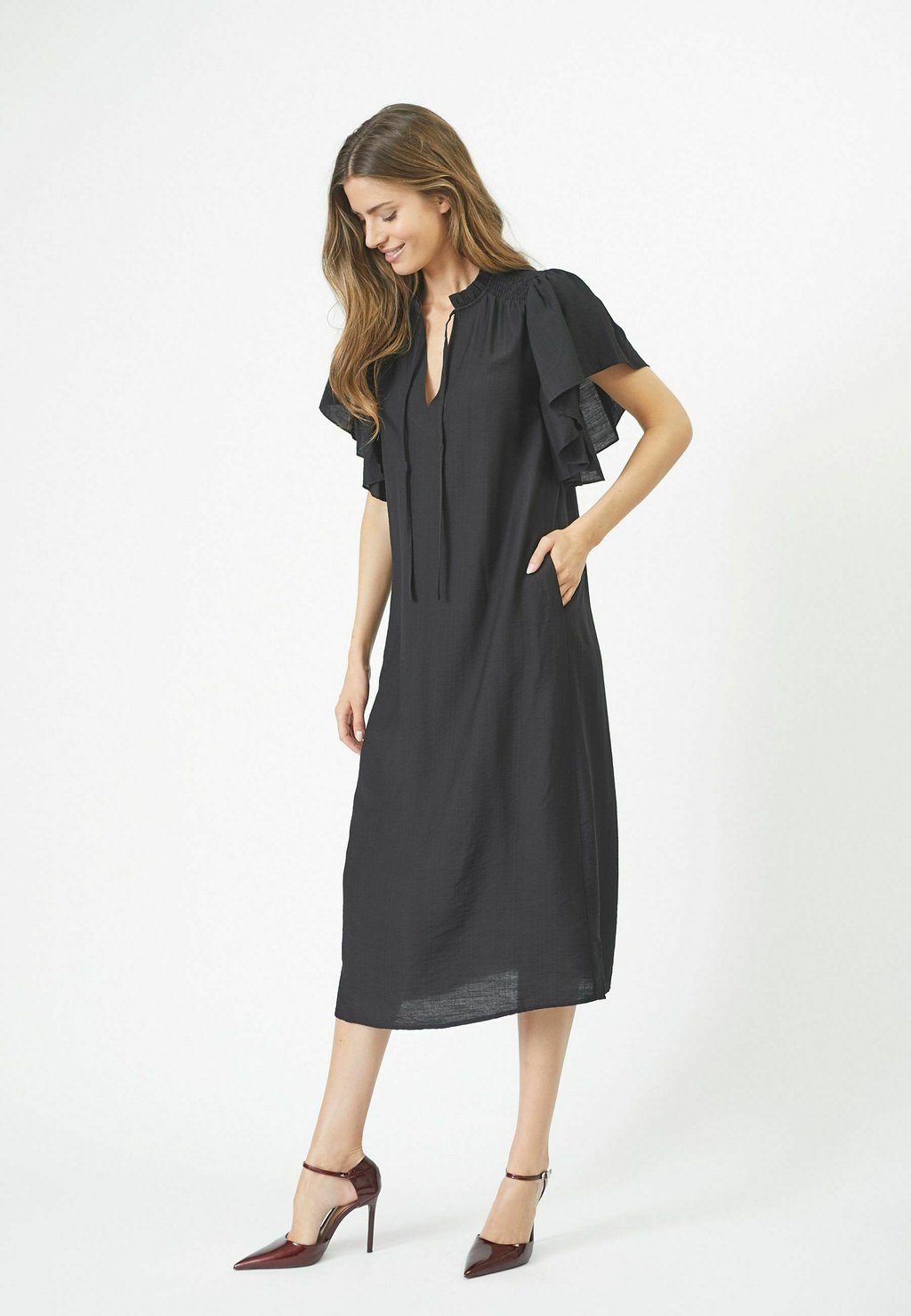 

Повседневное платье HERACC SS FRILL DRESS Co'couture, черный