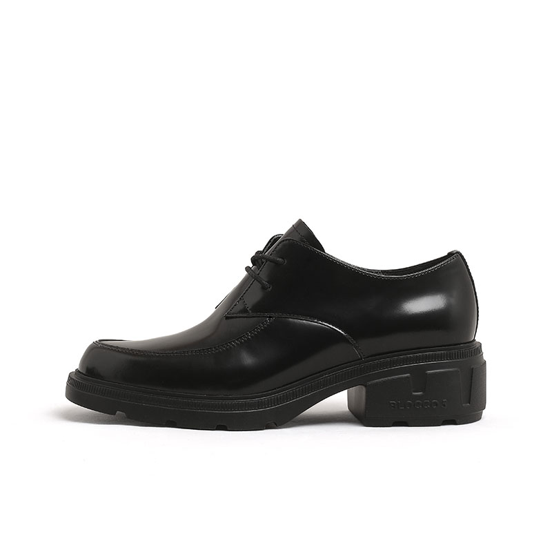 Женская обувь BLOCCO5 Derby Shoes Women's Casual Shoes 4.5cm Women's, цвет Black