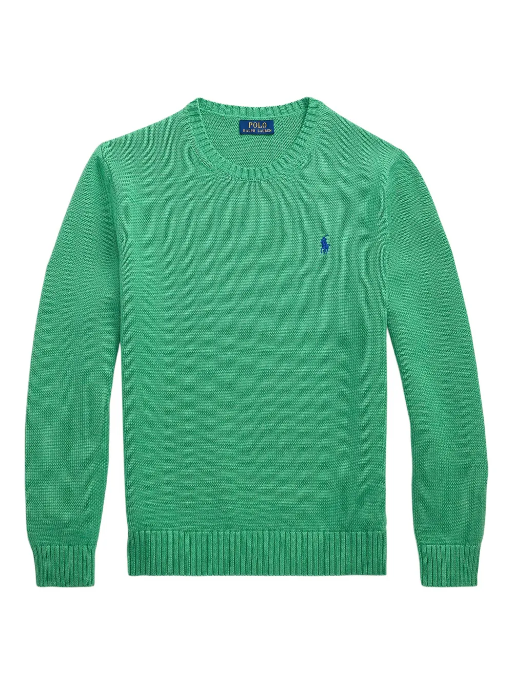 

Хлопковый свитер с вышивкой Polo Pony POLO RALPH LAUREN, зеленый