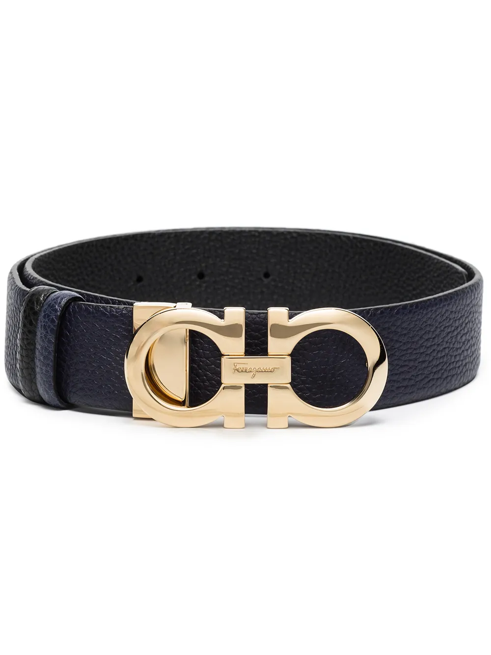 

Ремень с пряжкой Gancini Ferragamo, синий