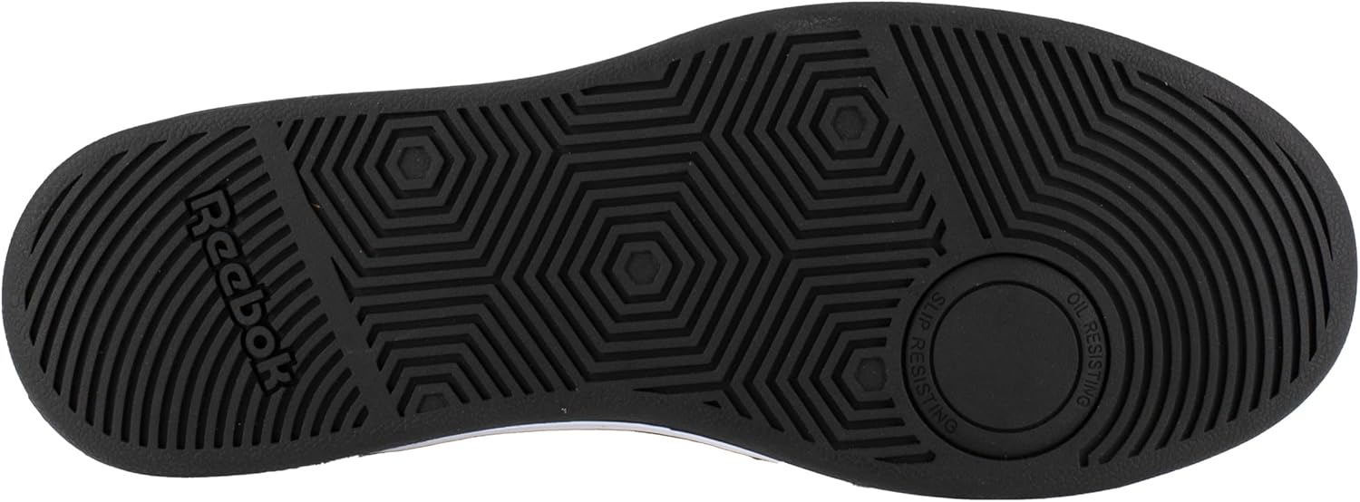 Женские рабочие кроссовки Reebok Work Club MEMT Work Sneaker Composite Toe Oxford, черно-белый — фото 2