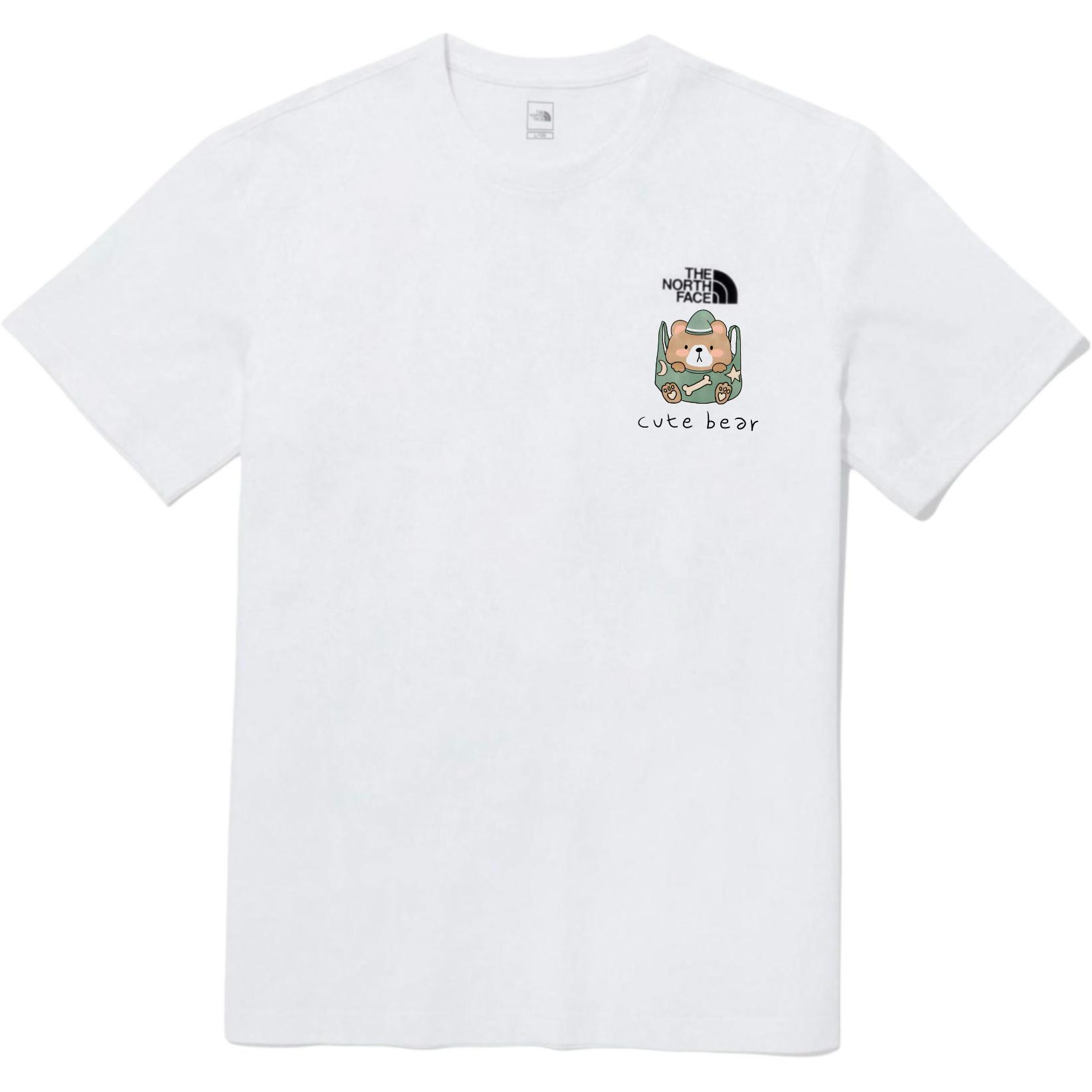 

THE NORTH FACE Футболка унисекс белая, Белый, THE NORTH FACE Футболка унисекс белая