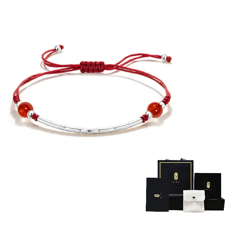 

Браслеты Jodie&Kevin Agate Unisex Jodie＆Kevin, agate красный