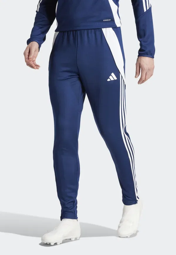 Тренировочные штаны Tiro24, Adidas Performance, team navy blue white, темно-синий с белым