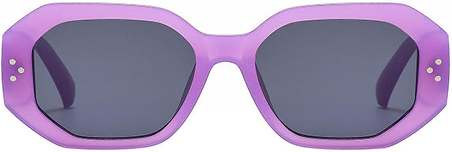 

Солнцезащитные очки Helena Retro Oval UV400 для мужчин, черные с коричневыми вставками, многоугольные, женские солнцезащитные очки для мужчин, шестиугольные, летние очки 90-х UV400, C4