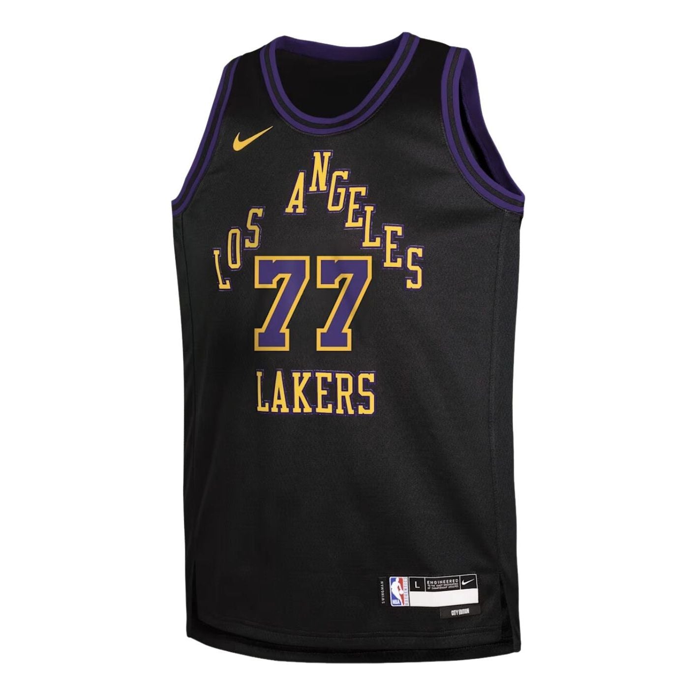 (GS) Nike Luka Dončić Los Angeles Lakers City Edition Swingman Jersey 'Black'