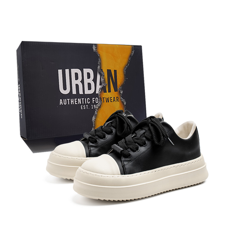 

URBAN AUTHENTIC Нескользящие износостойкие низкие кроссовки для скейтбординга, мужские, черные