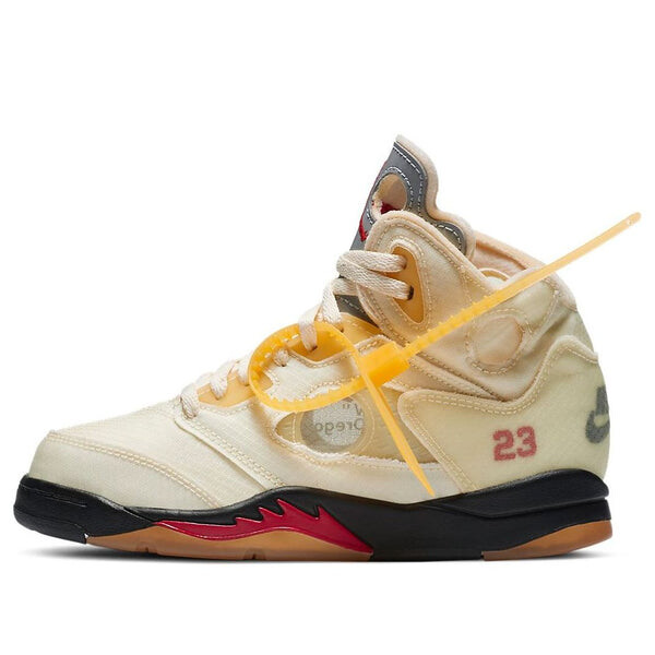 

Кроссовки 5 x off-white retro sp 'sail' Air Jordan, мультиколор