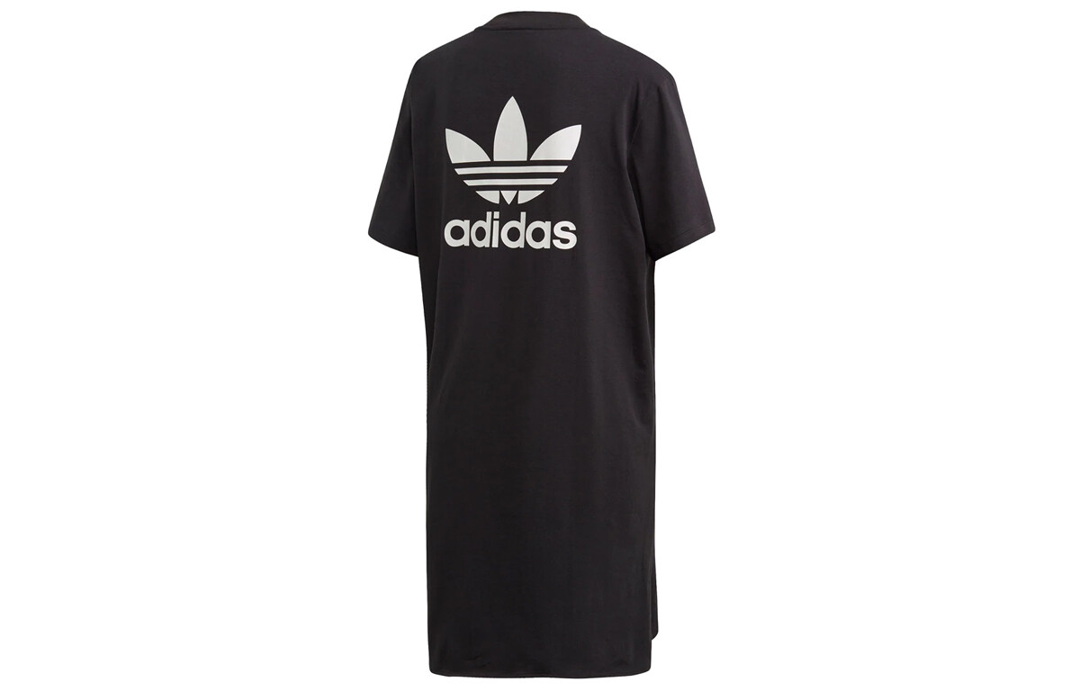 

Платье с короткими рукавами и трилистником для женщин Adidas Originals