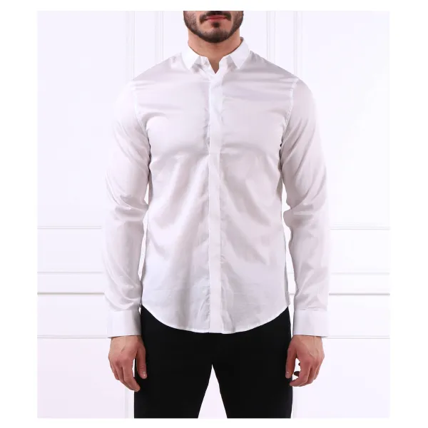 

Рубашка узкого кроя Armani Exchange, белый
