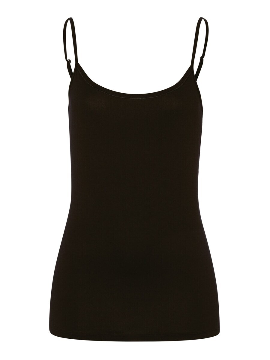 

Топ на тонких бретельках Hanro Top Cotton Sensation, черный