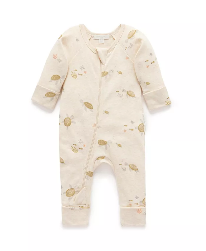 

Детский комбинезон на молнии Purebaby, белый