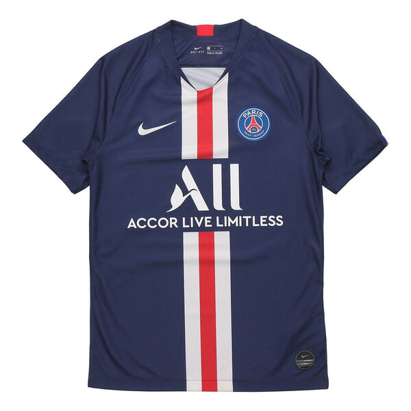 

Футболка 2019/20 paris saint-germain vapor home fan edition navy Nike, синий