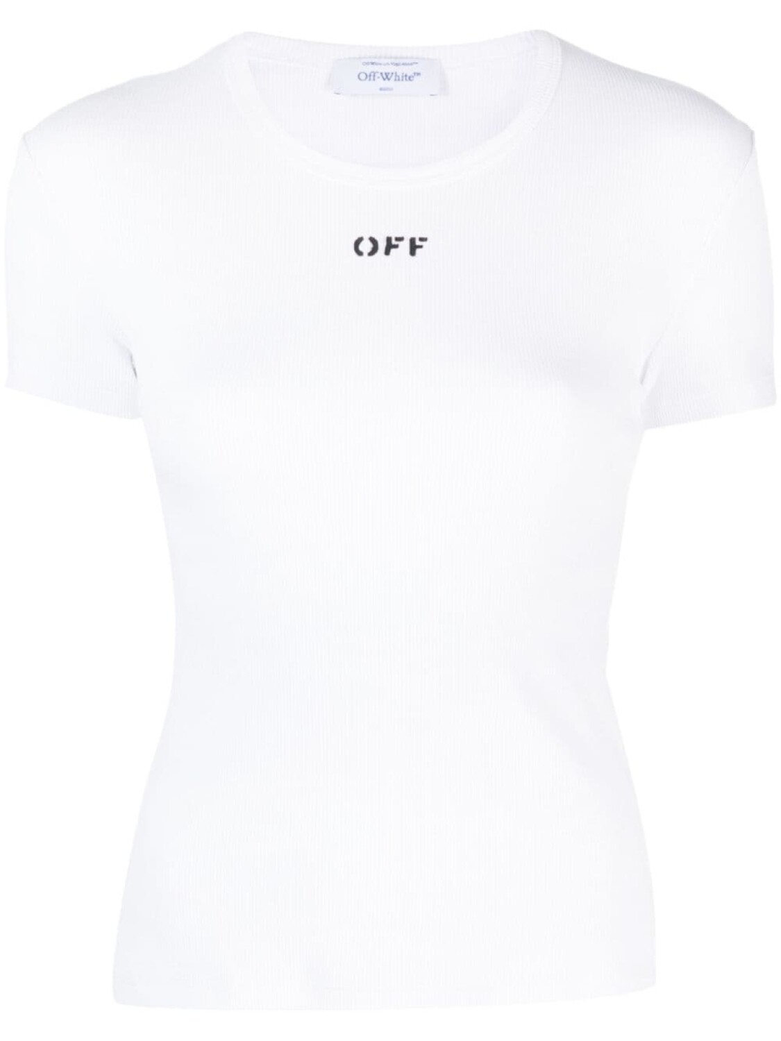 

Off-White футболка с логотипом, белый