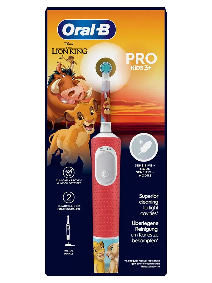 Электрическая зубная щетка Vitality Pro 103 König der Löwen, Oral-B, красный — фото 2