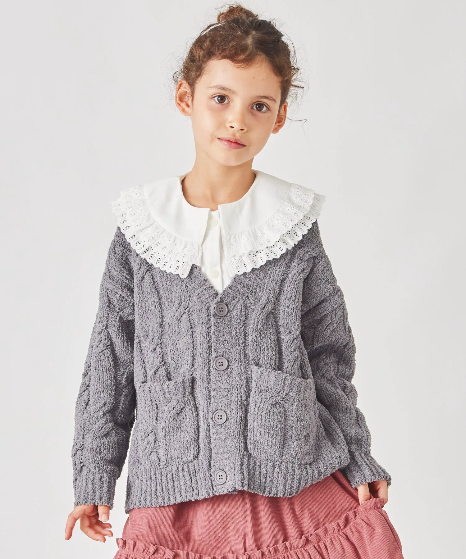 Мягкий вязаный кардиган Ever Closet, Charcoal