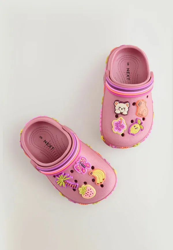 Тип товара: Шлепанцы, бренд: Next, модель: Standard fit character clogs pool slides, цвет: ржаво-коричневый — фото 3