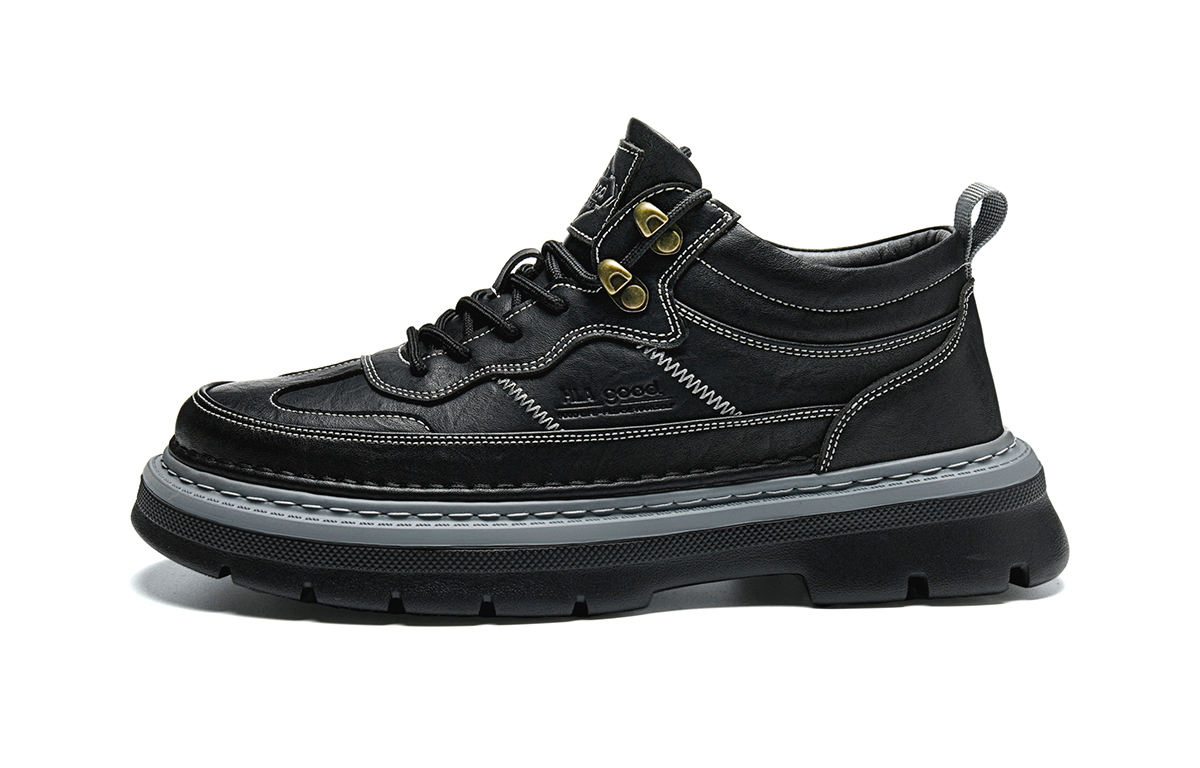 

HLA Мужские ботинки Martin Boots, цвет: черный, коричневый, хаки