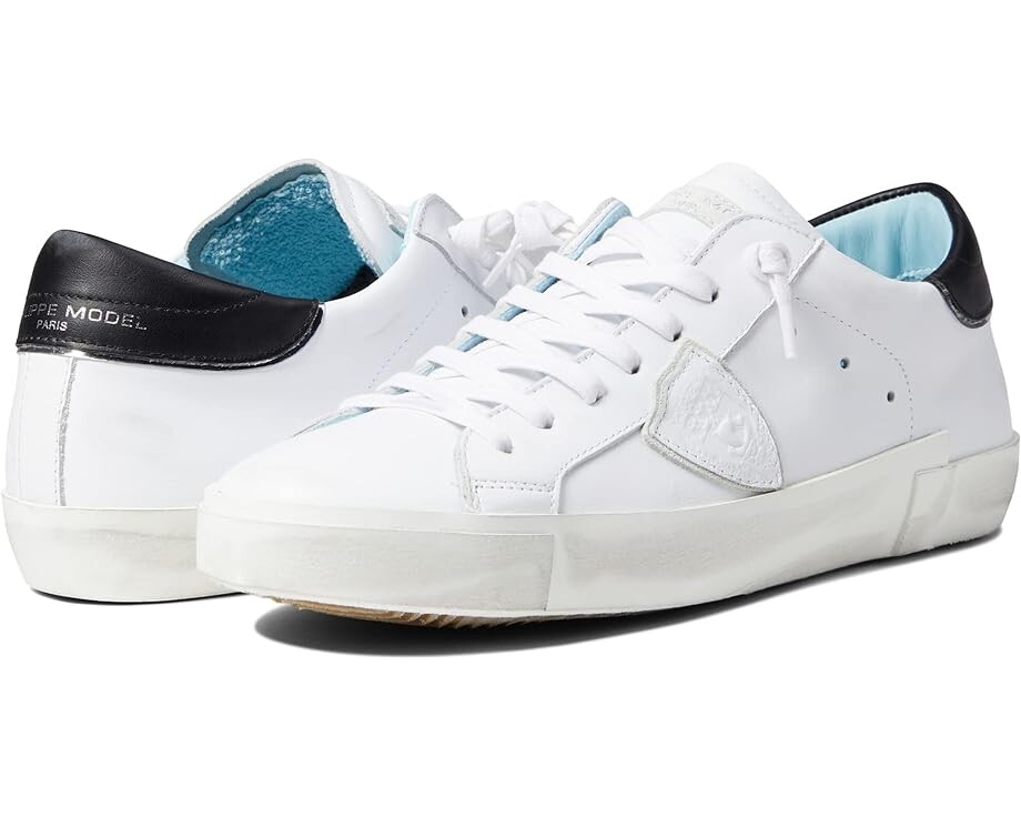 

Кроссовки Philippe Model PRSX Low Sneaker, цвет Veau/Blanc Noir