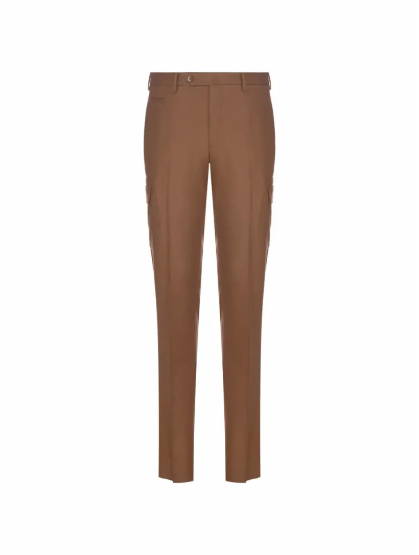 

Шерстяные брюки карго Pantaloni Torino, коричневый