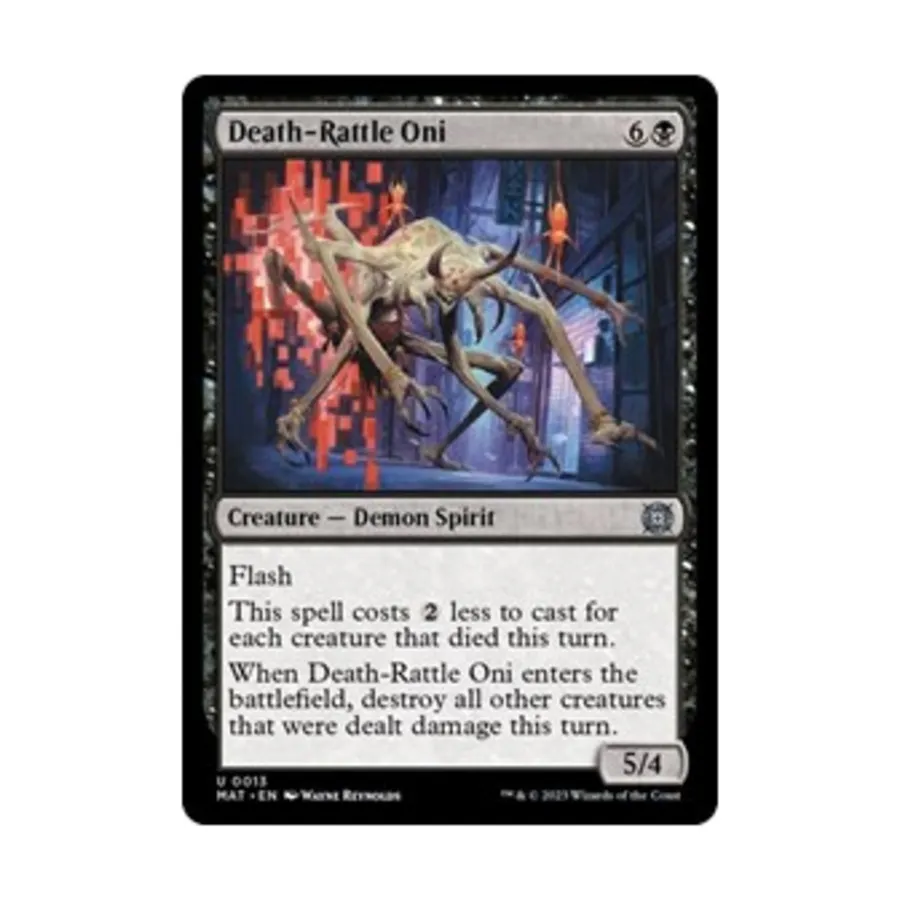 

CCG Они-предсмертные хрипы (U), MTG - March of the Machine: The Aftermath