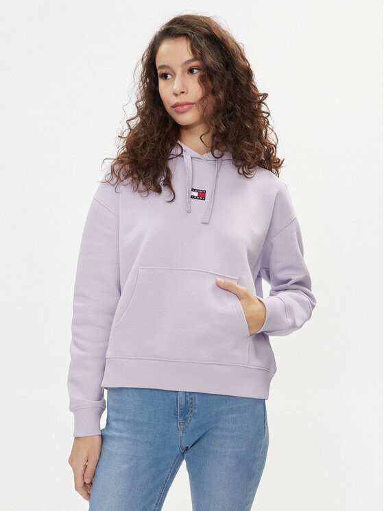 

Толстовка свободного кроя Tommy Jeans, фиолетовый