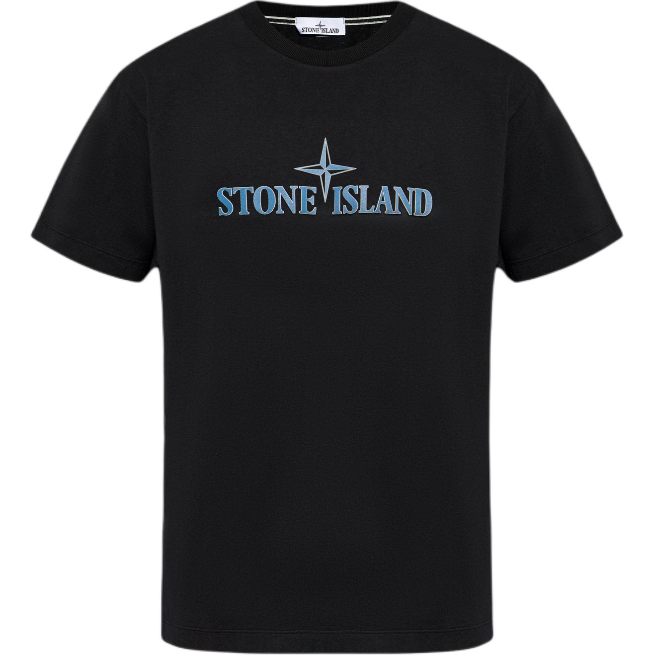 

Футболка мужская черная Stone Island, черный