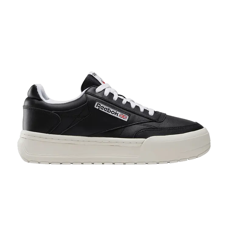 

Кроссовки Reebok Club C Megacourt Black Chalk White, черный