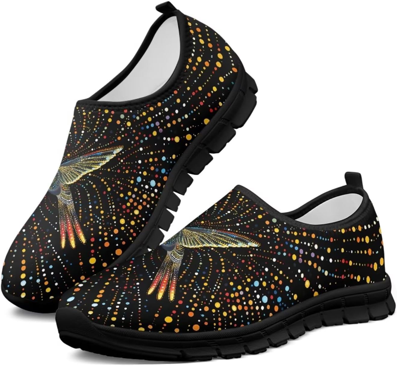 

Кроссовки-лоферы унисекс с верхом из сетки Estailounic, Color Bling Hummingbird