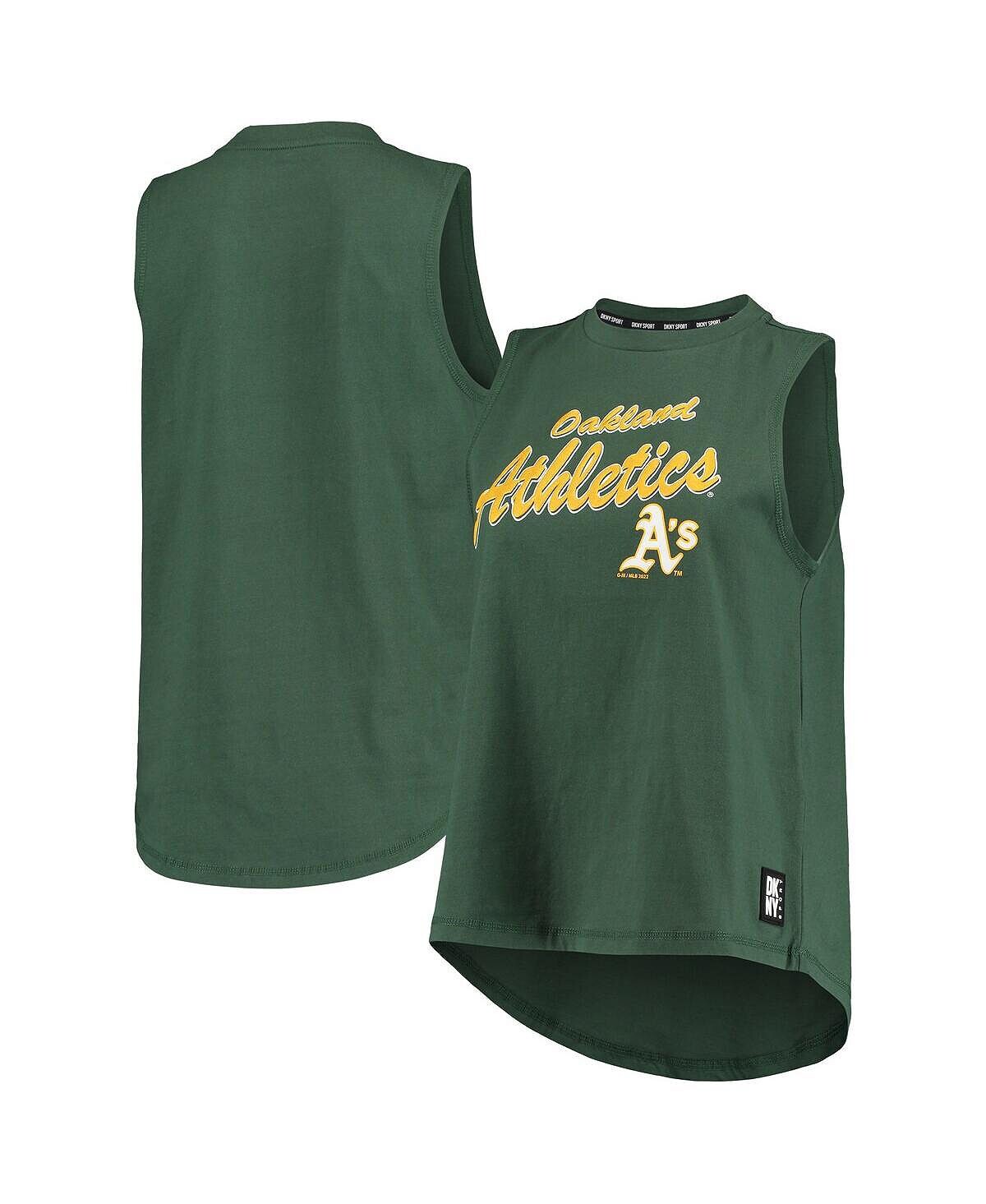 

Зеленая женская майка Oakland Athletics Marcie DKNY, зеленый