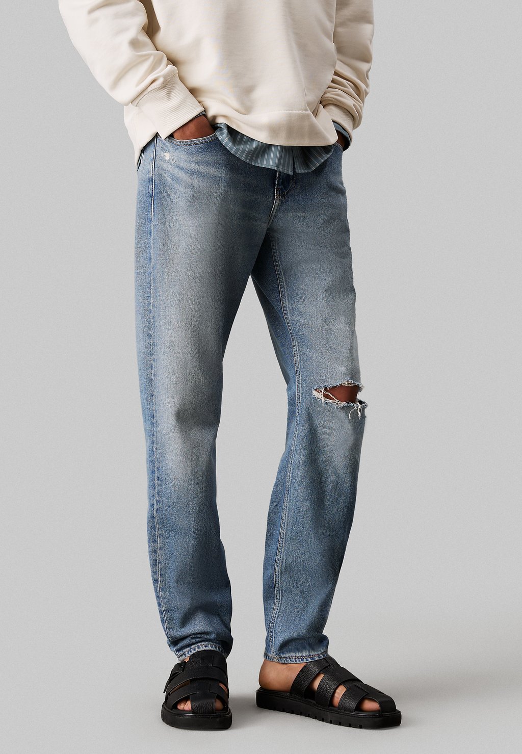 

Джинсы прямого кроя Calvin Klein Jeans, цвет Denim Light