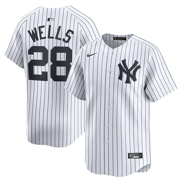 

Мужская бейсболка austin wells white new york yankees home limited player Nike