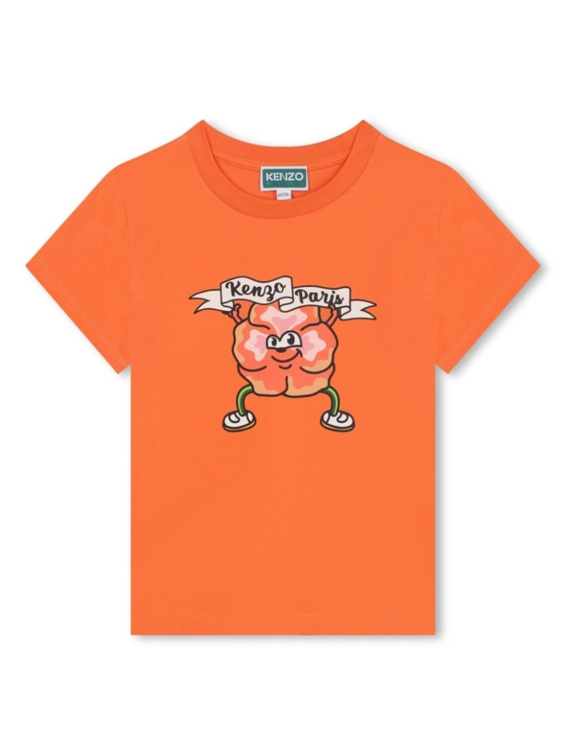 

Kenzo Kids футболка с принтом, оранжевый