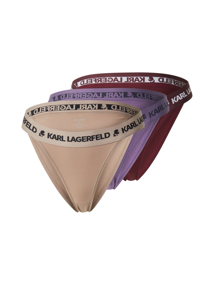

Трусики Karl Lagerfeld, цвет Dark beige/Purple/Cherry red