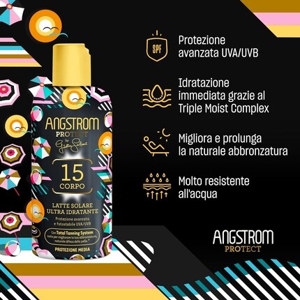 Angstrom Protect Солнцезащитный крем SPF 15, ограниченный выпуск 2024 г., 200 мл — фото 3