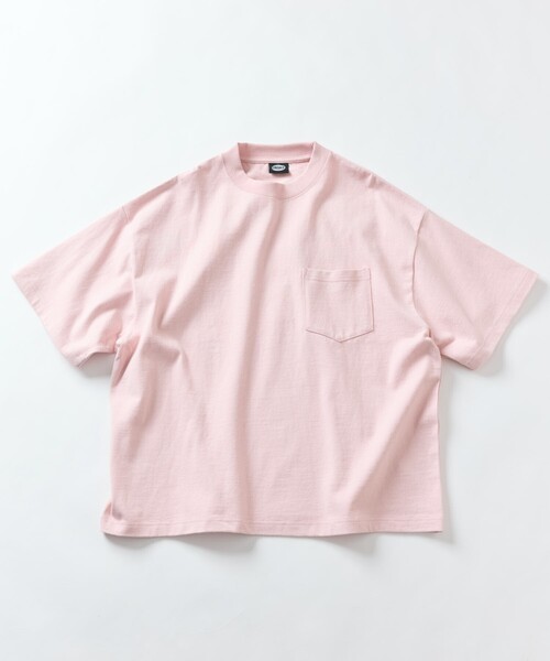 

Футболка свободного кроя, с круглым вырезом и карманом, плотность ткани 255 г/м² FREAK'S STORE, розовый