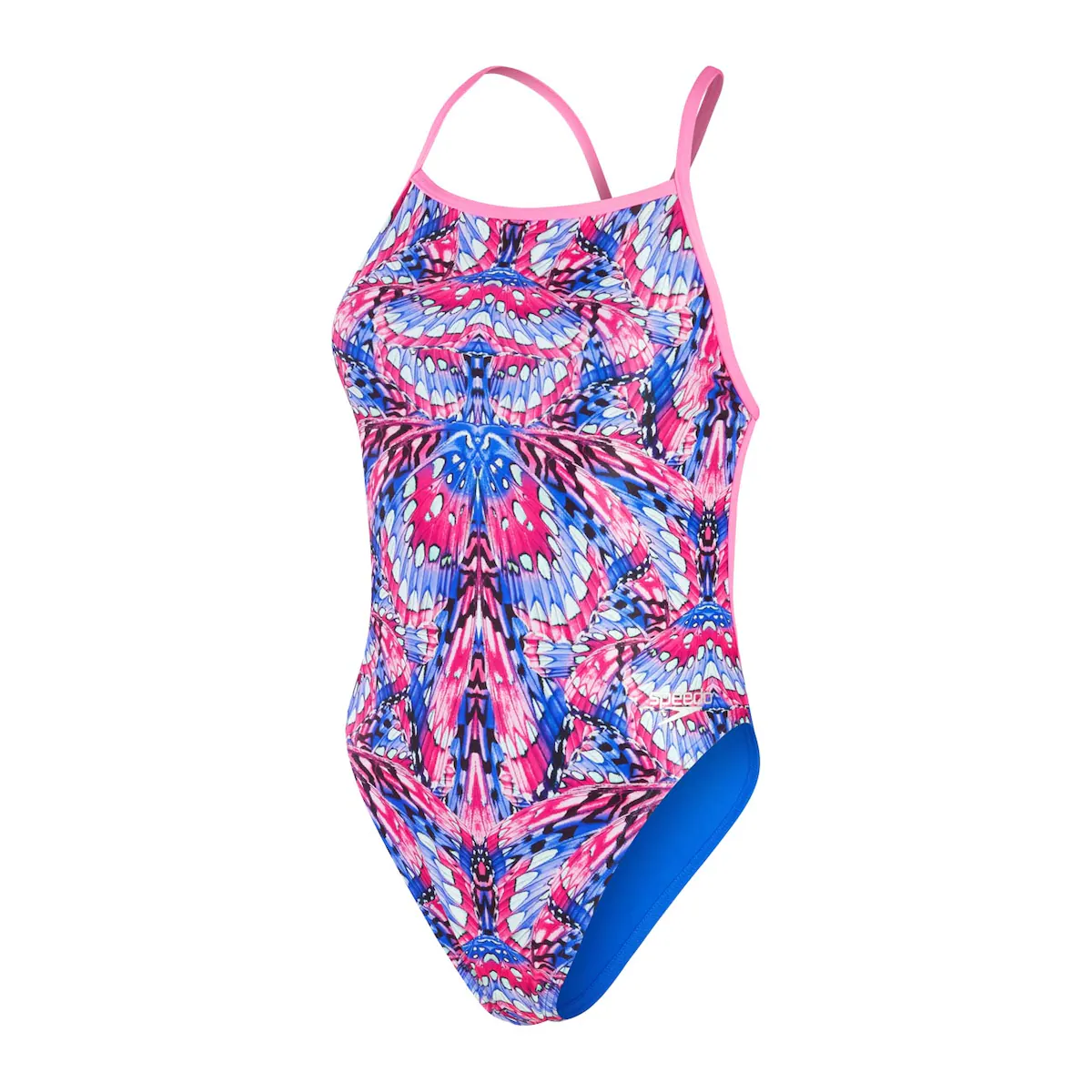 

Женский купальник Speedo Digital Placement с V-образным вырезом на спине, розовый